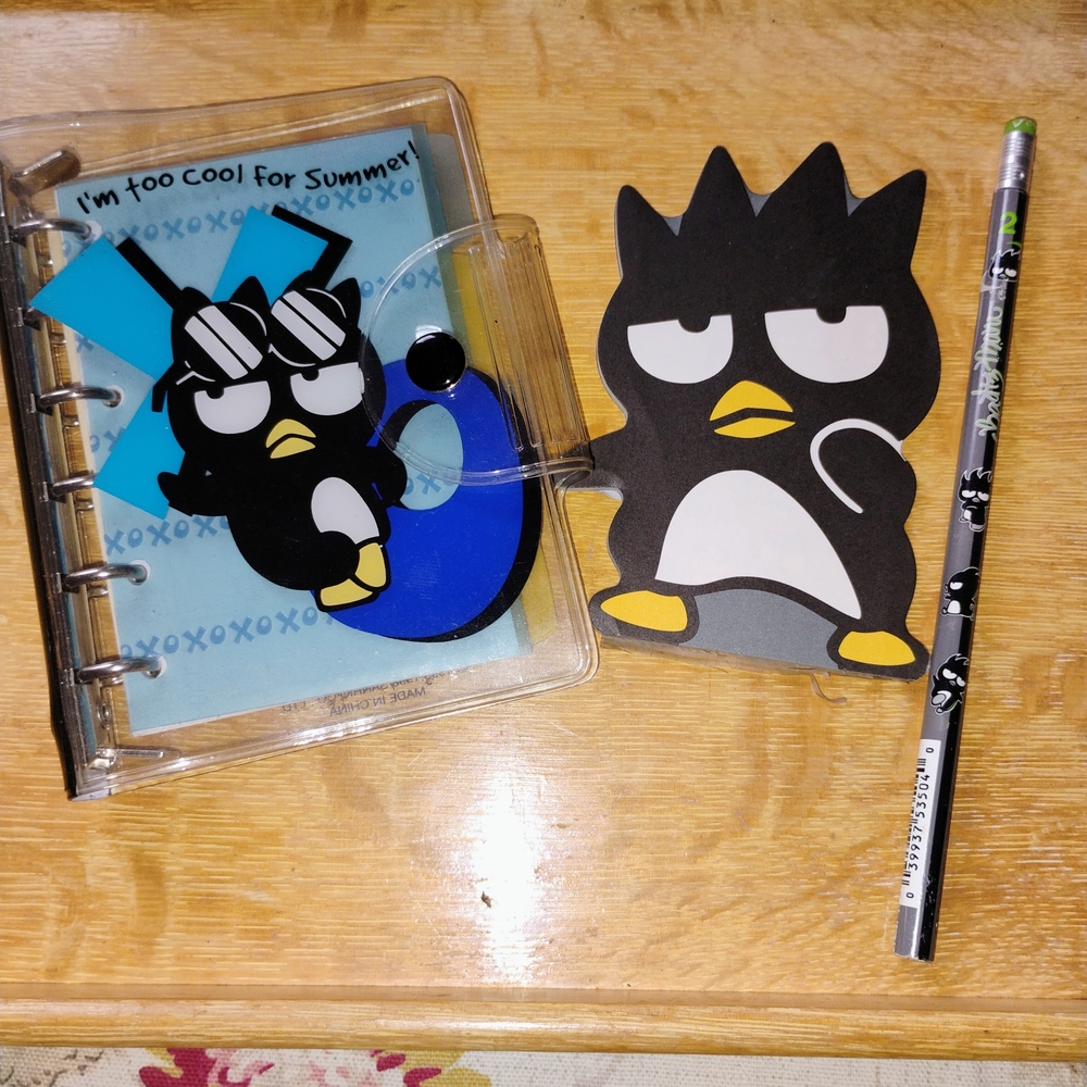 Sanrio Black and Blue Badtz-Maru Kids Accessories Set